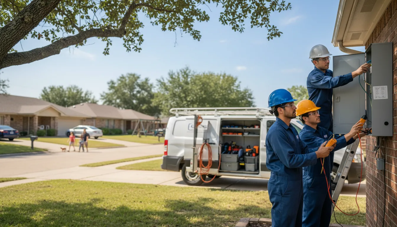 Certified electrician providing emergency electrical services in Carbon, IA